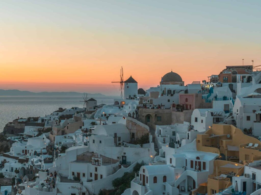 Sunset on Santorini